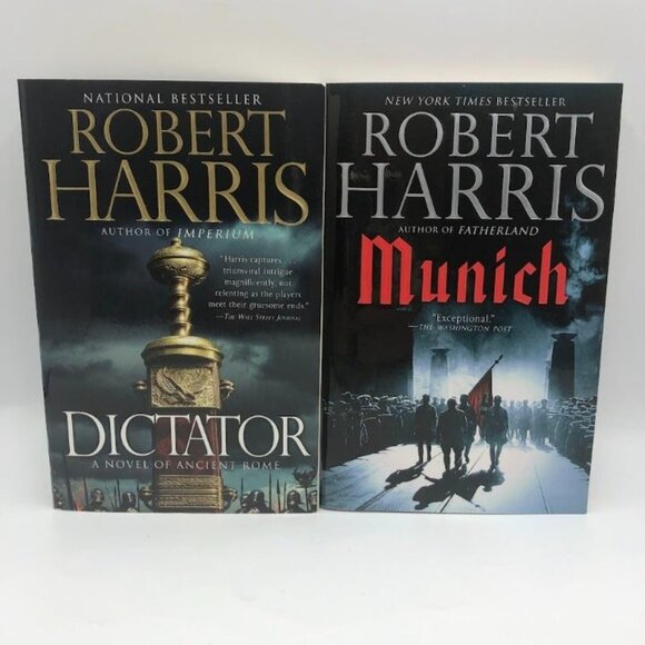 Robert Harris Set of 2 Paperback Fiction Books Dictator Munich NYT Bestseller - Picture 3 of 14